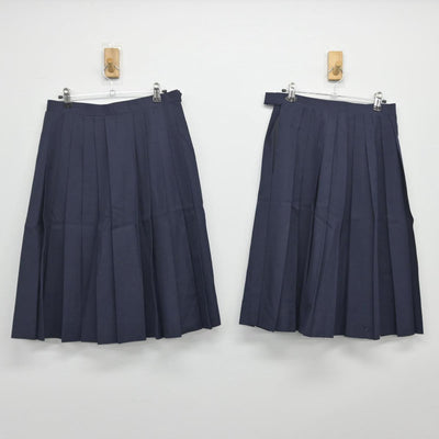 【中古】千葉県 長生村立長生中学校 女子制服 4点（ブレザー・ベスト・スカート・スカート）sf028197