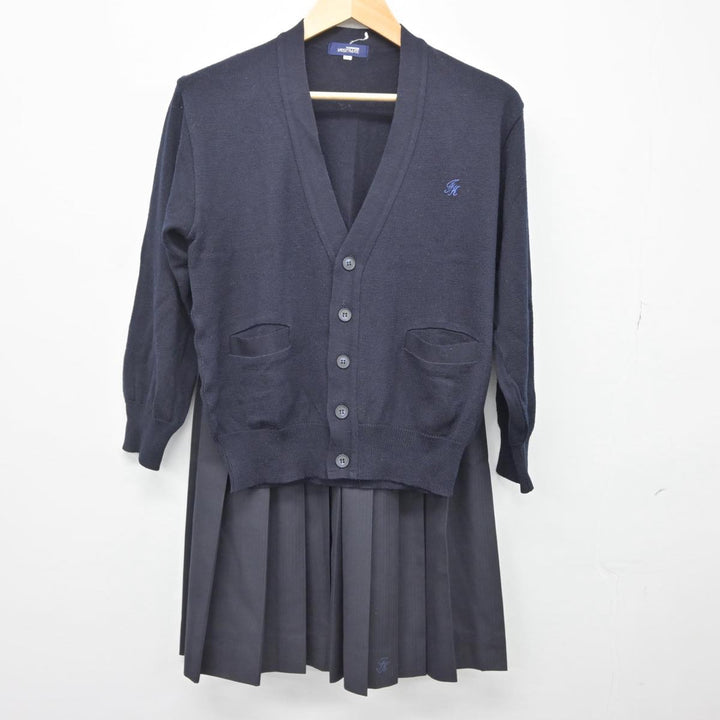 【中古制服】千葉県 船橋啓明高等学校 女子制服 2点（ニット・スカート）sf028216【リサイクル学生服】 | 中古制服通販パレイド