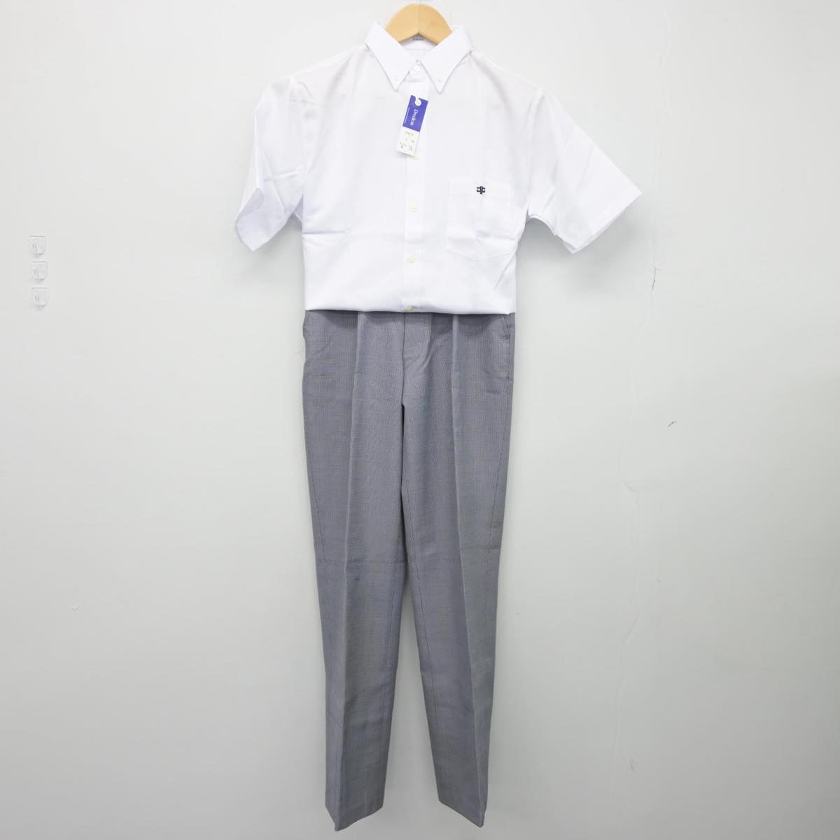 【中古】愛媛県 京都市立北野中学校 男子制服 3点（シャツ・ズボン・ズボン）sf028218