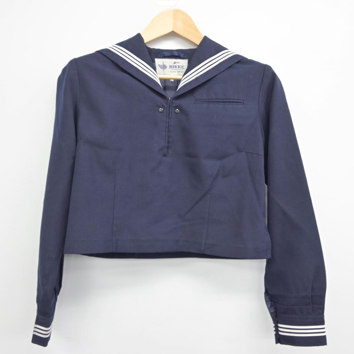 【中古】東京都 葛飾区立常盤中学校 女子制服 2点（セーラー服・ジャンパースカート）sf028224