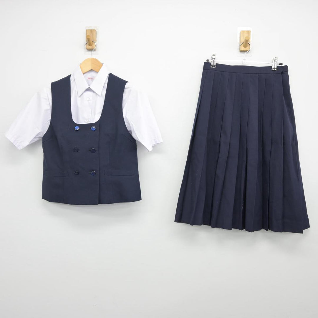 【中古制服】埼玉県 指扇中学校 女子制服 3点（ベスト・シャツ・スカート）sf028231【リサイクル学生服】 | 中古制服通販パレイド