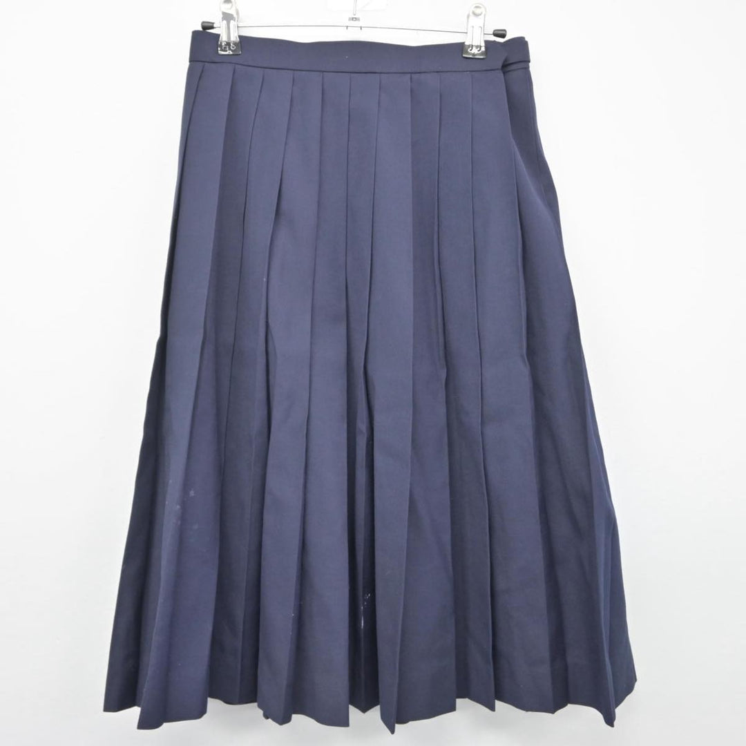 【中古】埼玉県 指扇中学校 女子制服 3点（ベスト・シャツ・スカート）sf028231