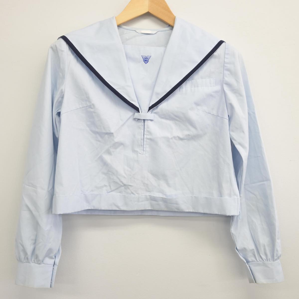 【中古】佐賀県 佐賀県立唐津東高等学校 女子制服 2点（セーラー服・スカート）sf028237