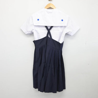 【中古】福岡県 福岡修猷館高等学校 女子制服 3点（セーラー服・スカート）sf028243