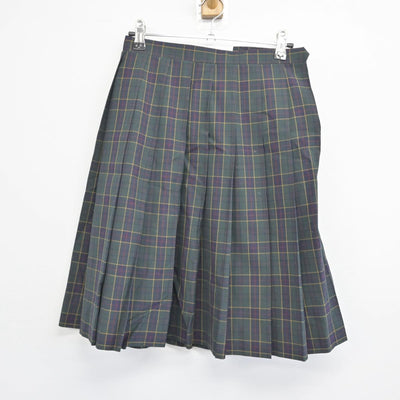 【中古】福岡県 糸島二丈中学校 女子制服 2点（ニットベスト・スカート）sf028244