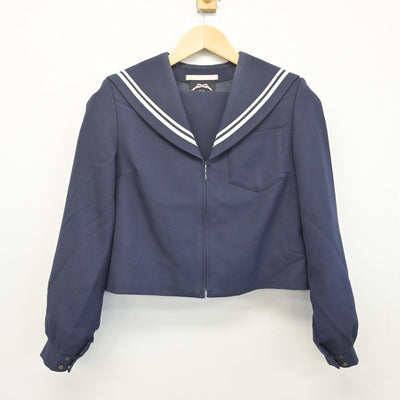 【中古】愛知県 瀬戸市立水無瀬中学校 女子制服 2点（セーラー服・スカート）sf028245