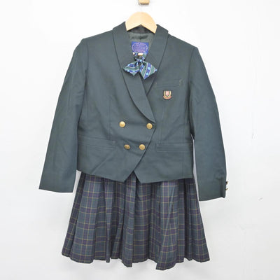 【中古】福岡県 糸島二丈中学校 女子制服 4点（ブレザー・シャツ・スカート）sf028246