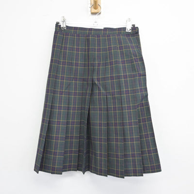 【中古】福岡県 糸島二丈中学校 女子制服 2点（ニットベスト・スカート）sf028247