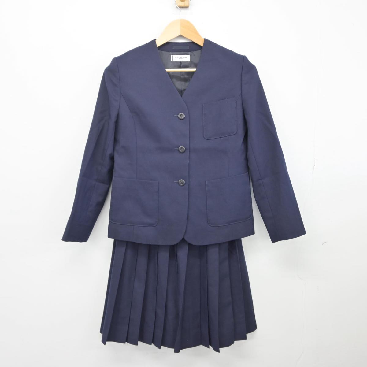 【中古】北海道 北海道帯広市立大空中学校 女子制服 3点（ブレザー・ベスト・スカート）sf028252