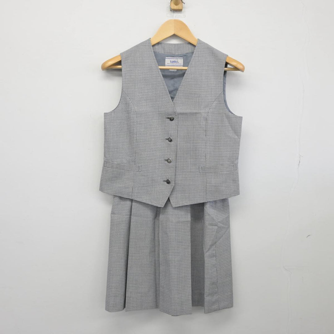 【中古制服】神奈川県 藤沢市立滝の沢中学校 女子制服 2点（ベスト・スカート）sf028253【リサイクル学生服】 | 中古制服通販パレイド