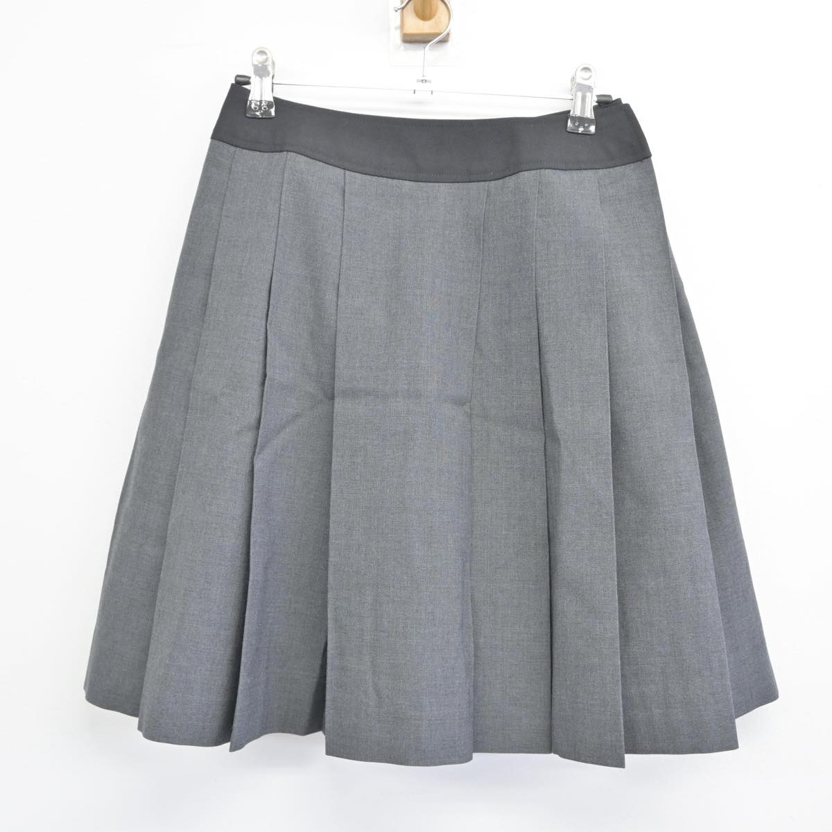 【中古】東京都 忍岡高等学校 女子制服 2点（ニットベスト・スカート）sf028256