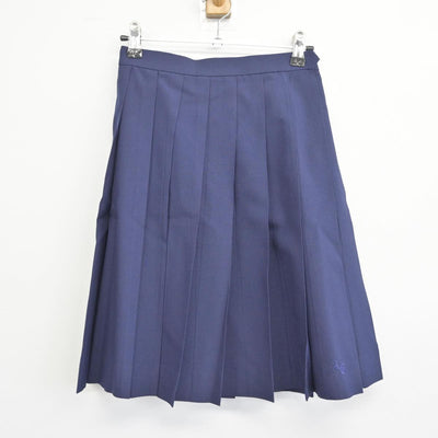 【中古】愛知県 安城学園高等学校 女子制服 2点（ニットベスト・スカート）sf028261