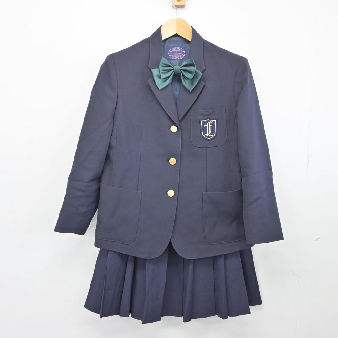 【中古】大阪府 大阪府立福泉高等学校 女子制服 5点（ブレザー・スカート）sf028264