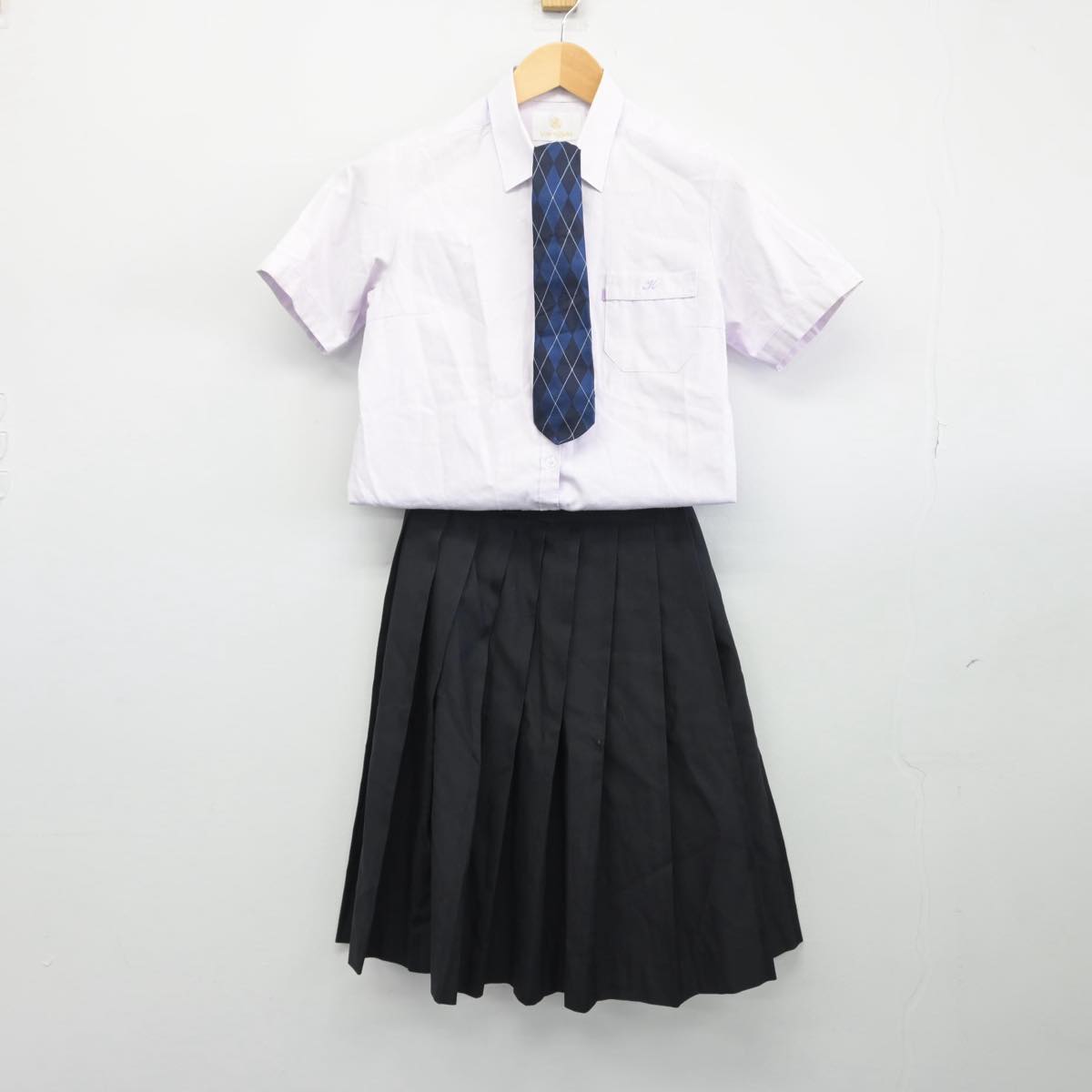 【中古】東京都 共立女子中学校高等学校 女子制服 3点（シャツ・スカート）sf028269