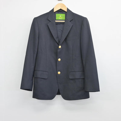 【中古】千葉県 袖ヶ浦高等学校 男子制服 3点（ブレザー・ズボン）sf028289