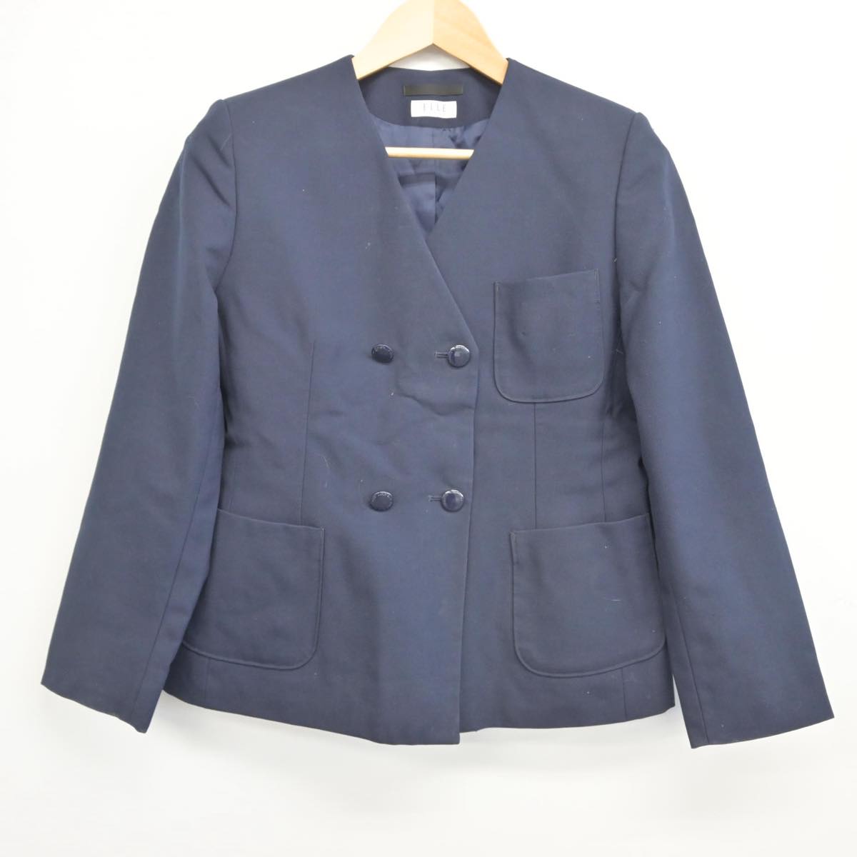 【中古】新潟県 小針中学校 女子制服 3点（ブレザー・スカート）sf028298