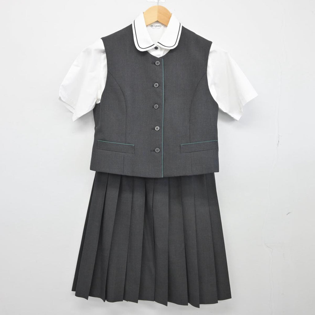 【中古制服】神奈川県 鎌倉女子大学高等学校 女子制服 5点（ベスト・シャツ・スカート）sf028302【リサイクル学生服】 | 中古制服通販パレイド