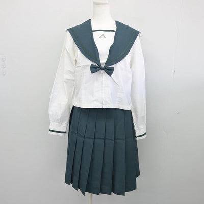 【中古】千葉県 成田国際高等学校 女子制服 3点（セーラー服・スカート）sf028331