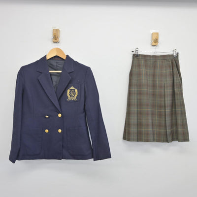 【中古】東京都 目黒星美学園中学高等学校 女子制服 2点（ブレザー・スカート）sf028358