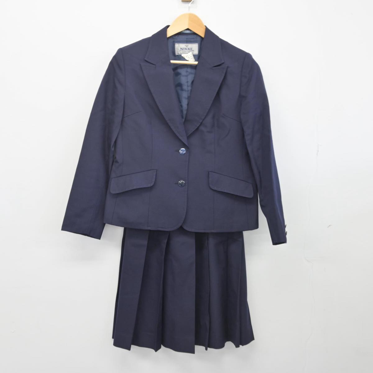 【中古】岩手県 花北青雲高等学校 女子制服 3点（ブレザー・スカート）sf028361