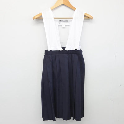 【中古】東京都 東京女学館高等学校 女子制服 2点（セーラー服・スカート）sf028368