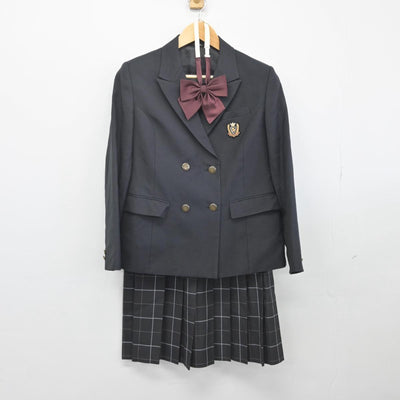 【中古】埼玉県 埼玉栄高等学校 女子制服 4点（ブレザー・スカート）sf028376