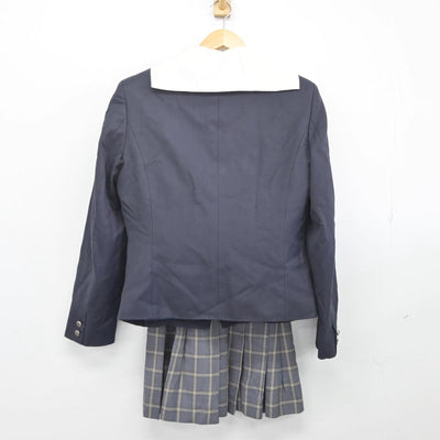 【中古】滋賀県 長浜北星高等学校 女子制服 3点（ブレザー・シャツ・スカート）sf028387