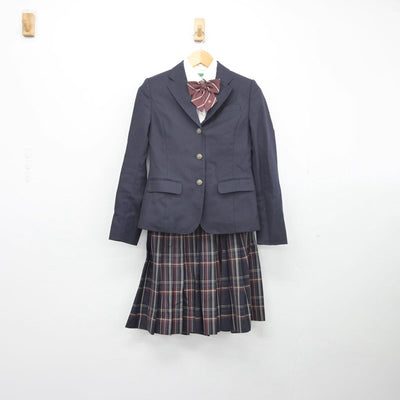 【中古】大分県 大分国際情報高等学校 女子制服 4点（ブレザー・シャツ・スカート）sf028423