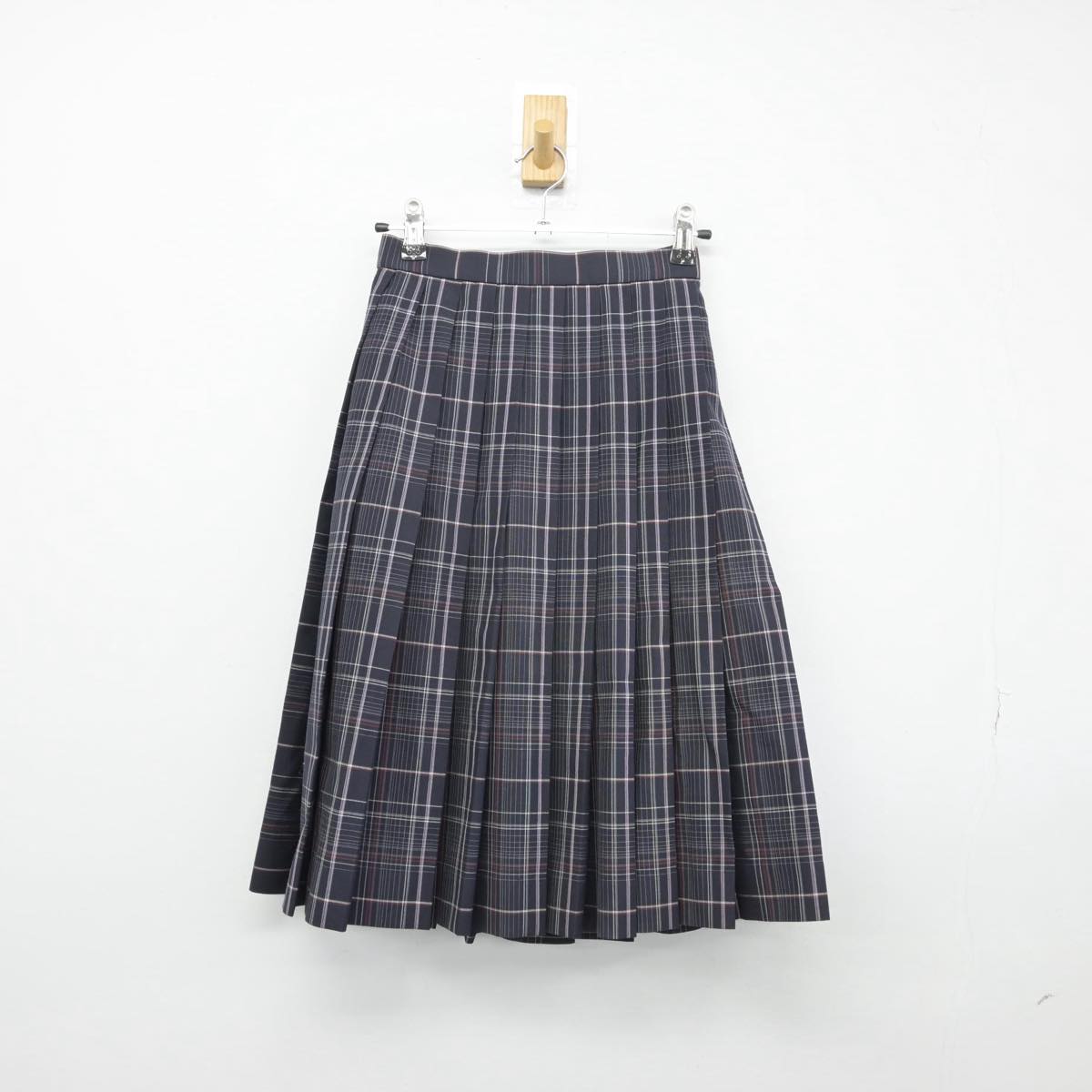 【中古】大分県 大分国際情報高等学校 女子制服 2点（シャツ・スカート）sf028425