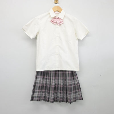 【中古】 おおぞら高等学院 女子制服 4点（シャツ・スカート）sf028429