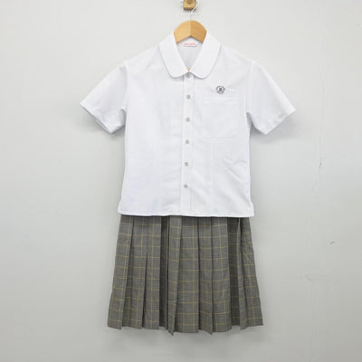 【中古】福岡県 久留米学園高等学校 女子制服 2点（ズボン・スカート）sf028431