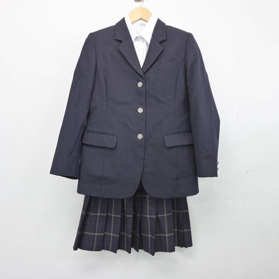 【中古】東京都 駒澤大学高等学校 女子制服 3点（ブレザー・シャツ・スカート）sf028441