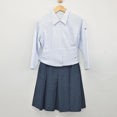 【中古】東京都 東京純心女子中学校 女子制服 3点（ニットベスト・シャツ・スカート）sf028459