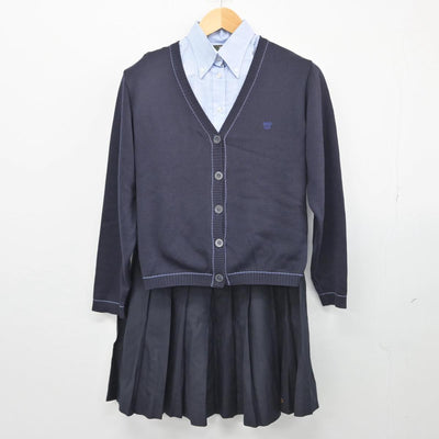 【中古】東京都 東京純心女子高等学校 女子制服 4点（ブレザー・ニット・シャツ・スカート）sf028463