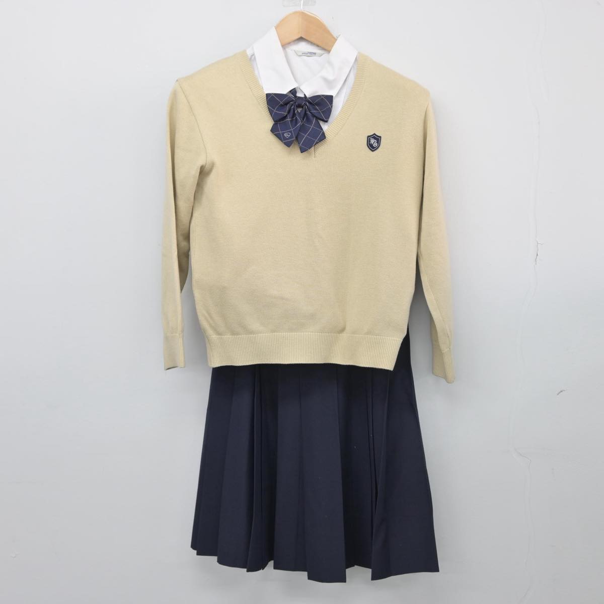 【中古】東京都 山脇学園高等学校 女子制服 6点（ブレザー・ニット・シャツ・スカート）sf028471