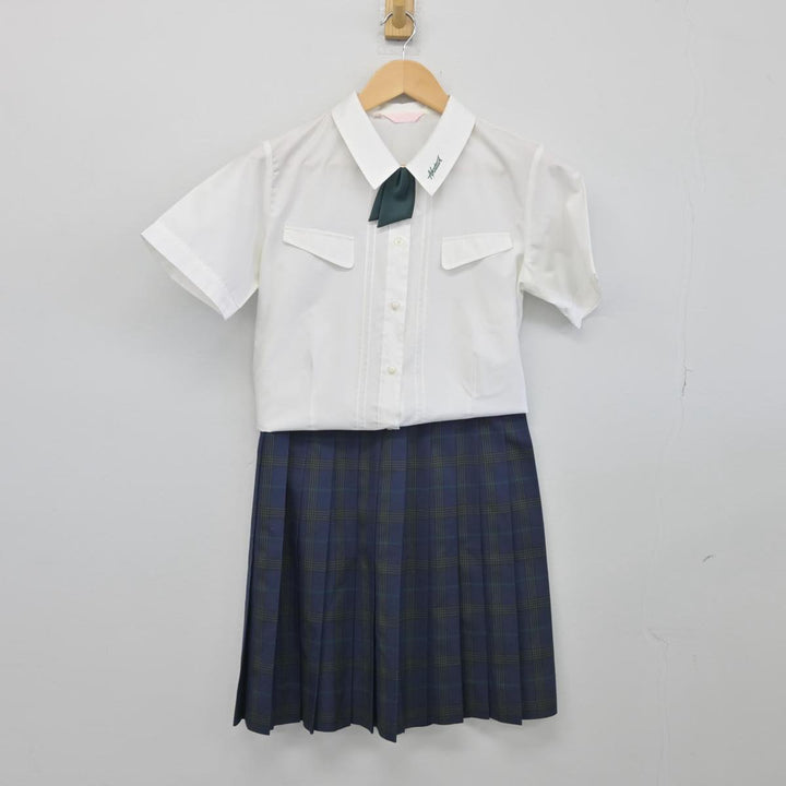 中古制服】三重県 暁高等学校 女子制服 4点（シャツ・スカート