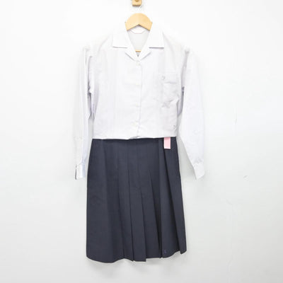 【中古】三重県 いなべ総合学園高等学校 女子制服 2点（シャツ・スカート）sf028478