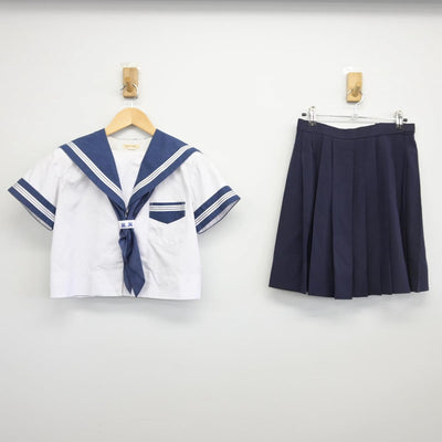 【中古】大阪府 大阪成蹊女子高等学校 女子制服 4点（セーラー服・スカート）sf028488