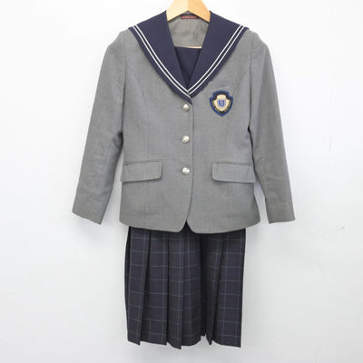 【中古】福岡県 精華女子高等学校 女子制服 2点（セーラー服・ジャンパースカート）sf028500