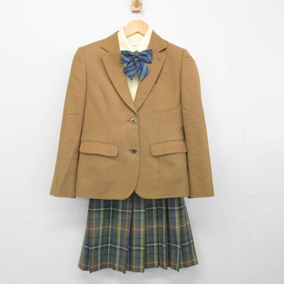 【中古】大阪府 緑涼高等学校 女子制服 4点（ブレザー・シャツ・スカート）sf028502