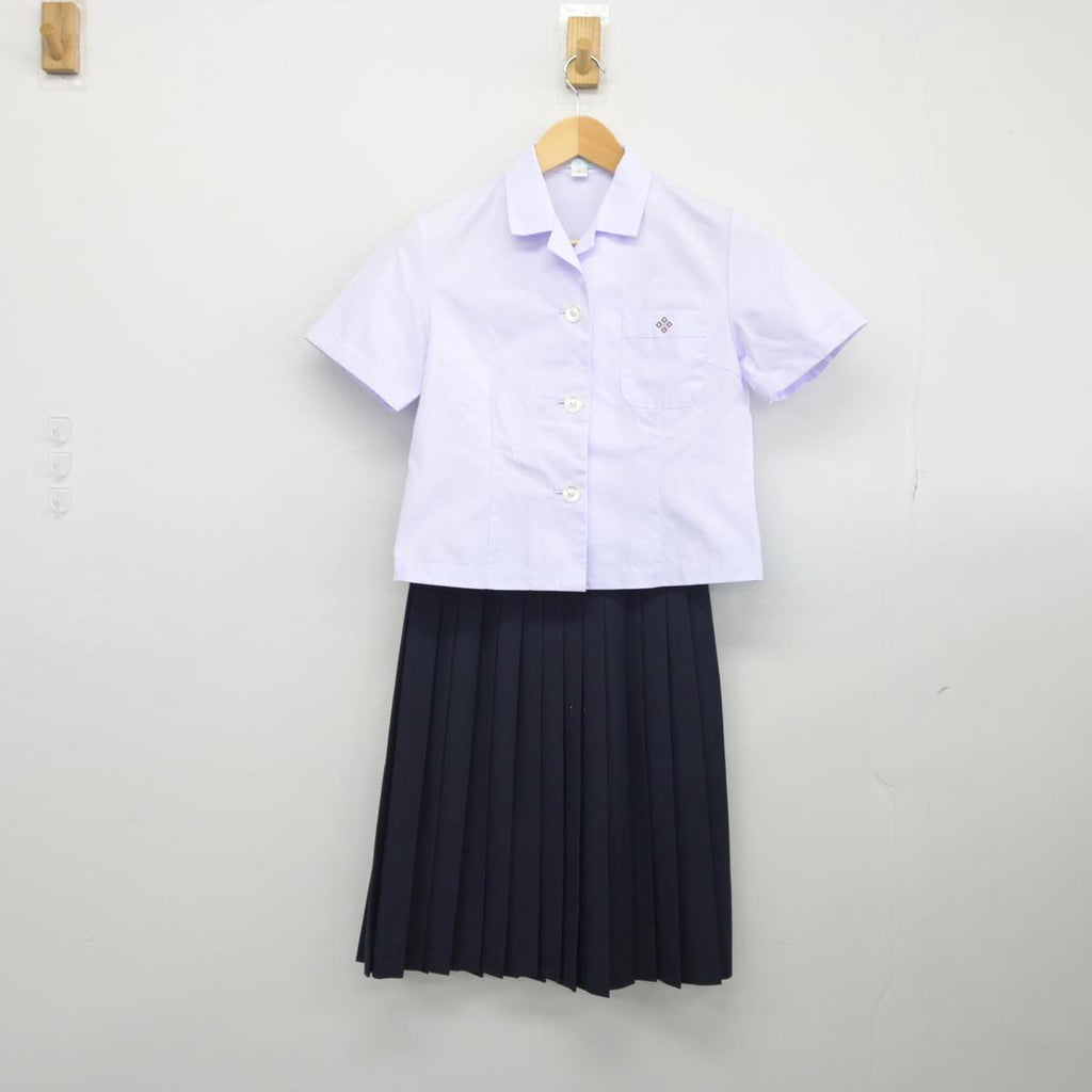 【中古】高知県 土佐中学校・高等学校 女子制服 2点（シャツ・スカート）sf028525