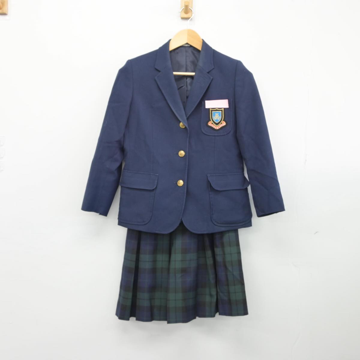 【中古】大阪府 東淀中学校 女子制服 2点（ブレザー・スカート）sf028530