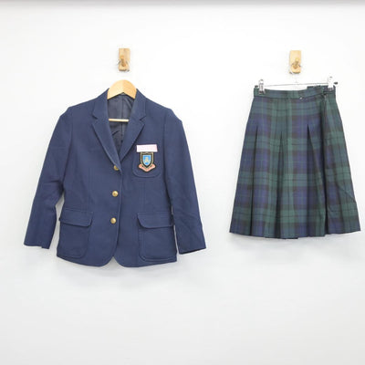 【中古】大阪府 東淀中学校 女子制服 2点（ブレザー・スカート）sf028530