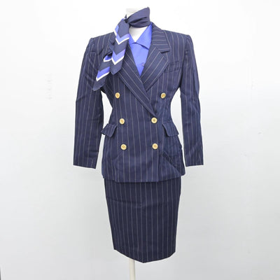 【中古】 全日本空輸株式会社 女子制服 6点（ブレザー・シャツ・スカート）sf028532