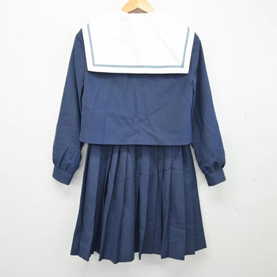 【中古】愛知県 金屋中学校 女子制服 3点（セーラー服・スカート）sf028546