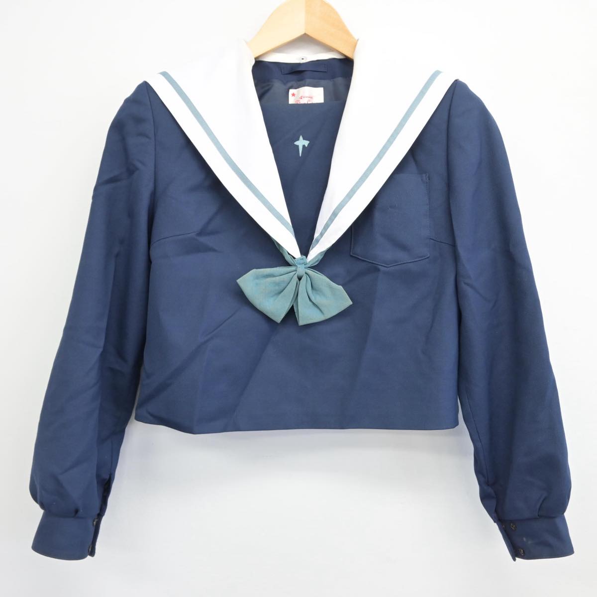 【中古】愛知県 金屋中学校 女子制服 3点（セーラー服・スカート）sf028546