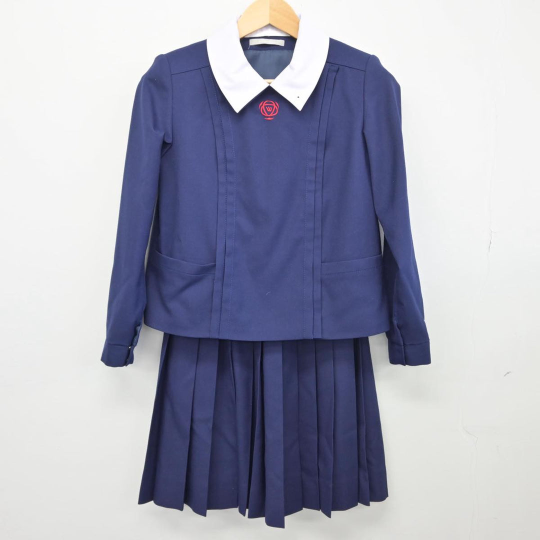 育英制服スカート 中古制服】奈良県 育英西中学校 女子制服 3点（ブレザー