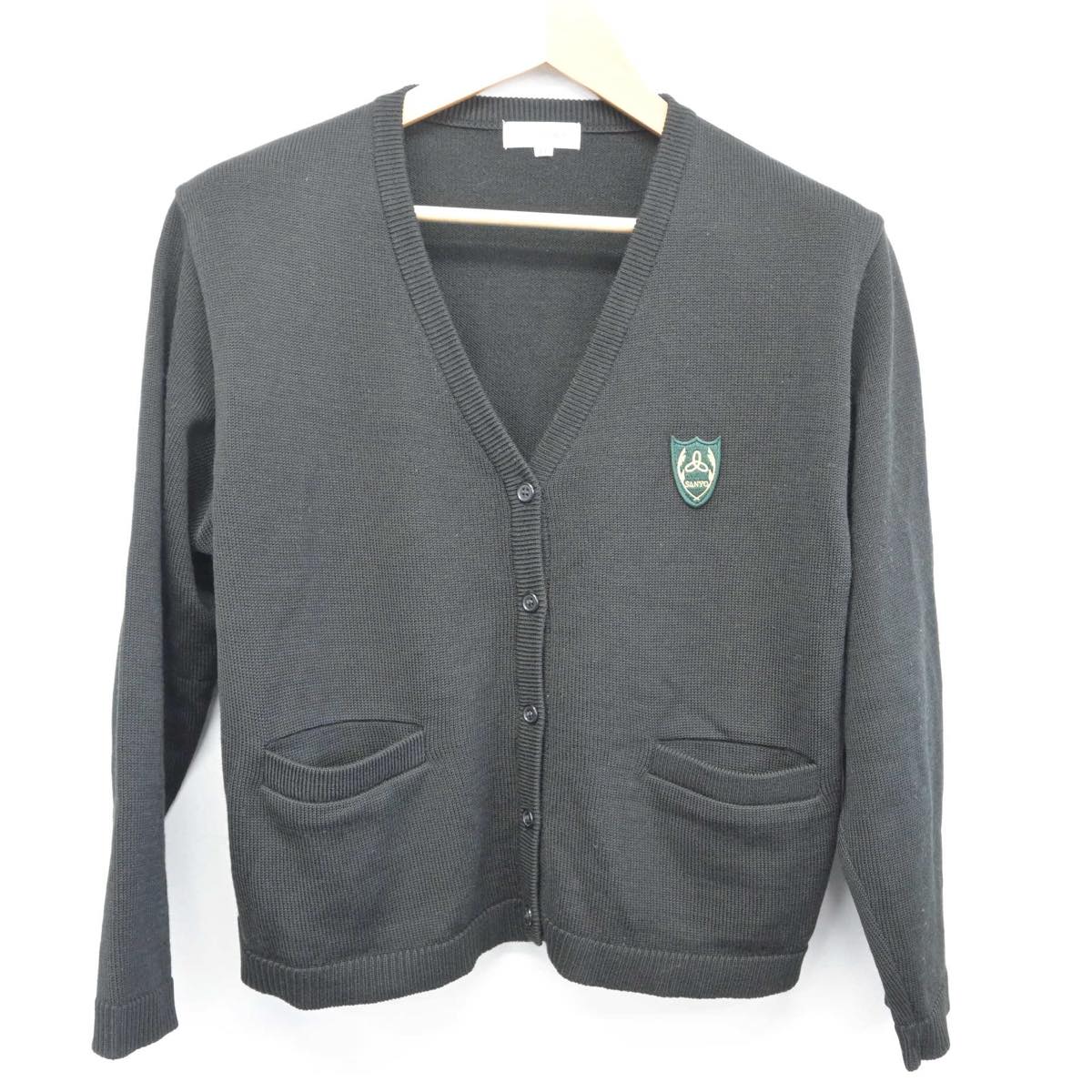 【中古】岡山県 山陽学園高等学校 女子制服 2点（ニット）sf028555