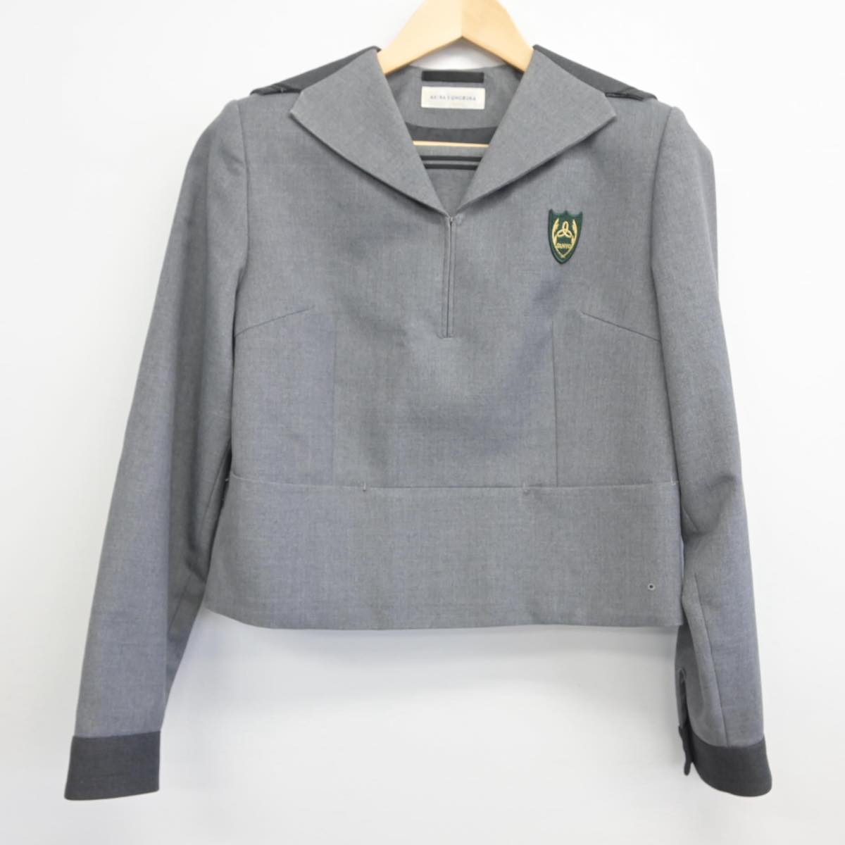 【中古】岡山県 山陽学園高等学校 女子制服 4点（セーラー服・スカート）sf028556