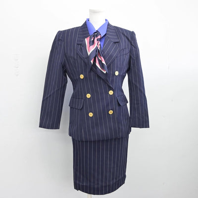 【中古】 全日空 ANA 女子制服 6点（ジャケット・シャツ・スカート）sf028577